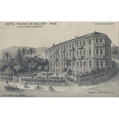 Nice - Hôtel Prince de Galles 2,Boulevard Carabacel